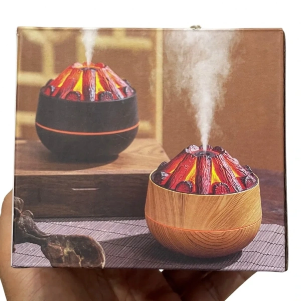 Divex Kömür Ateşi Görünümlü Hava Nemlendirici Charcoal Fire Humidifier Siyah H-55