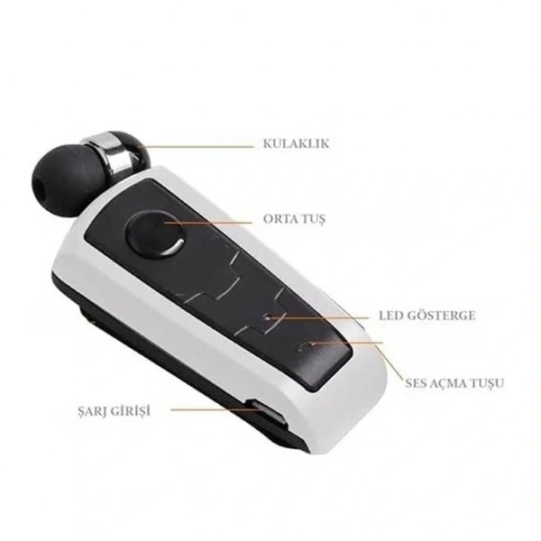 Divex Makaralı Kablolu Titreşimli Bluetooth Kulaklık DB-500