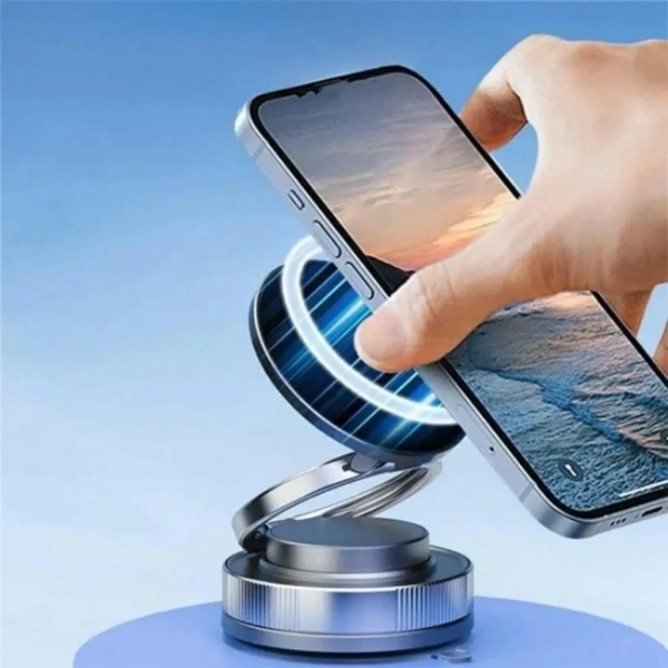 Divex Manyetik Telefon Tutucu Araç İçi 360° Mıknatıslı Stand Gümüş DH-396