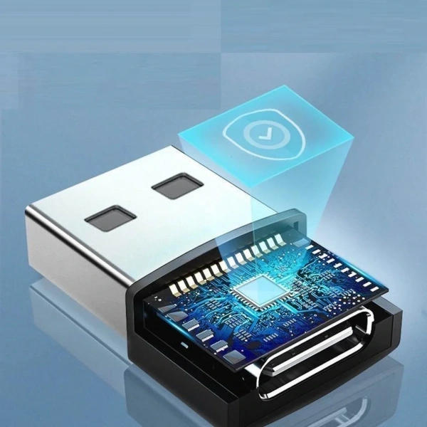 Divex Type-C Dişi USB3.0 Erkek OTG Adaptör Çevirici Siyah DC-178