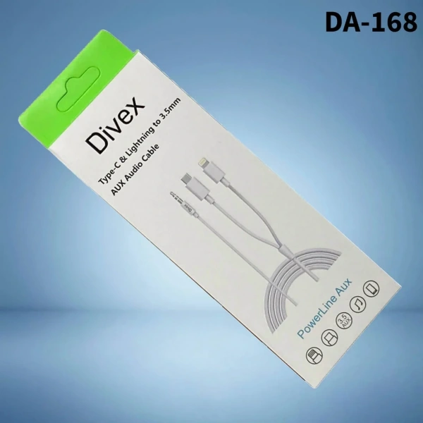 Divex Type-C - Lightning to 3.5mm Aux Stereo Kablo DA-168