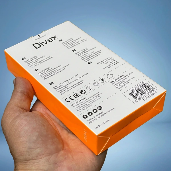 Divex Type-C USB Kablo - Adaptör 2.4A Ev Tipi Şarj Aleti DS-202