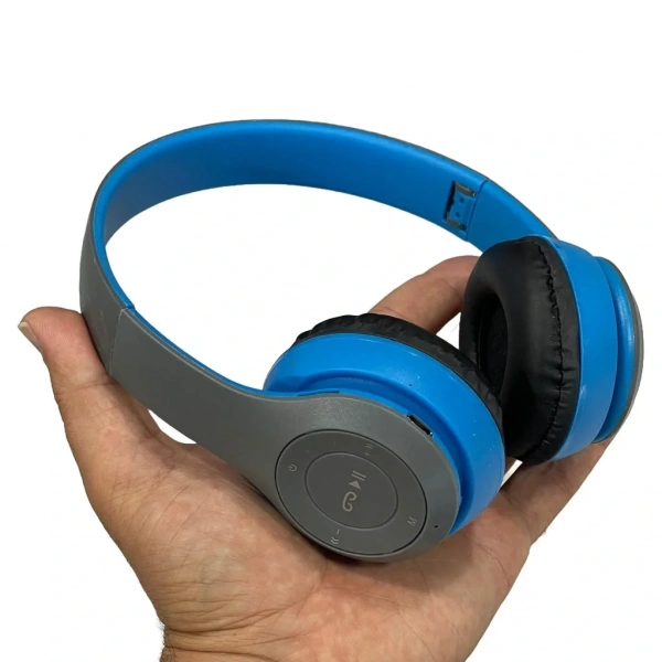 Divex Kulak Üstü Kablosuz Bluetooth Kulaklık Mavi DK-714
