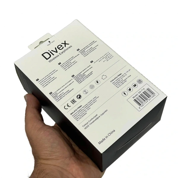 Divex Kulak Üstü Kablosuz Bluetooth Kulaklık Mavi DK-714