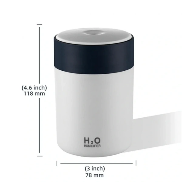 Divex USB Led Işıklı Hava Nemlendirici Colorful Humidifier Beyaz H-41