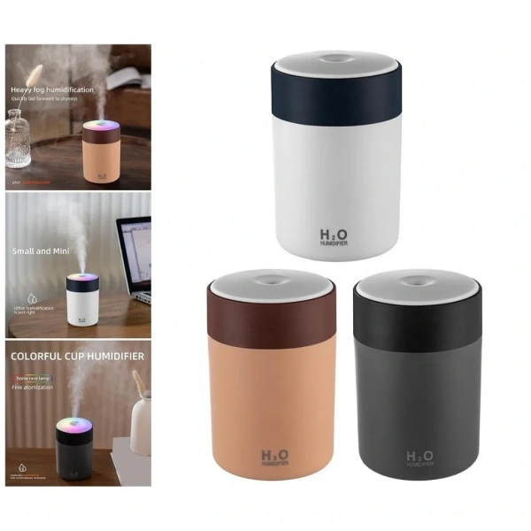 Divex USB Led Işıklı Hava Nemlendirici Colorful Humidifier Beyaz H-41