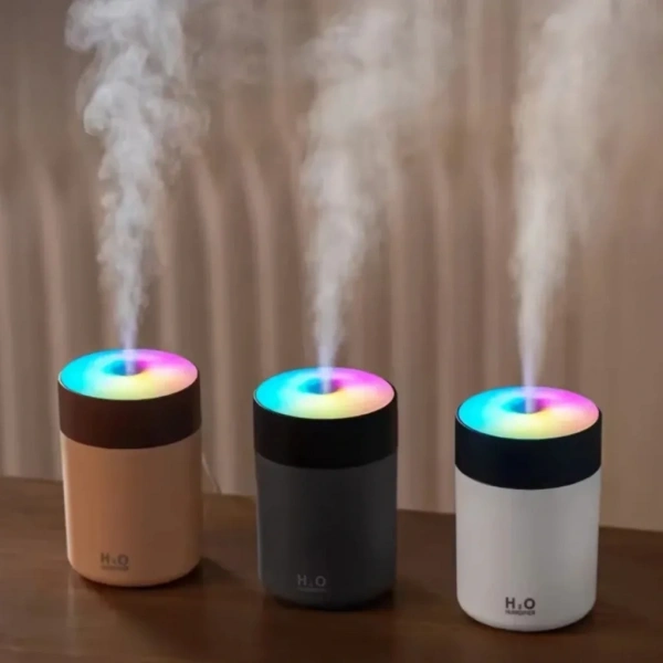 Divex USB Led Işıklı Hava Nemlendirici Colorful Humidifier Gri H-41