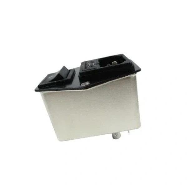 DL-3DZ2KR EMI Filtre 3A Anahtarlı Erkek Power Soketi - Sigorta Yuvalı