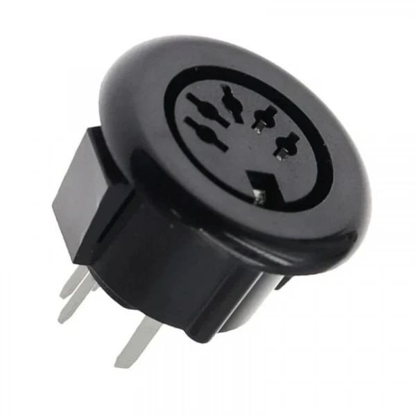 DS-5-07A 5 Pin Dişi DIN Konnektör - Panel Tipi