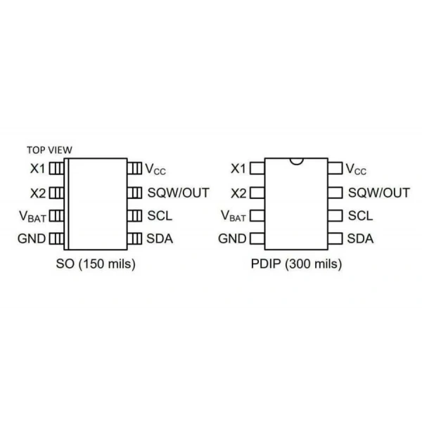 DS1307Z SOIC-8 SMD Entegre