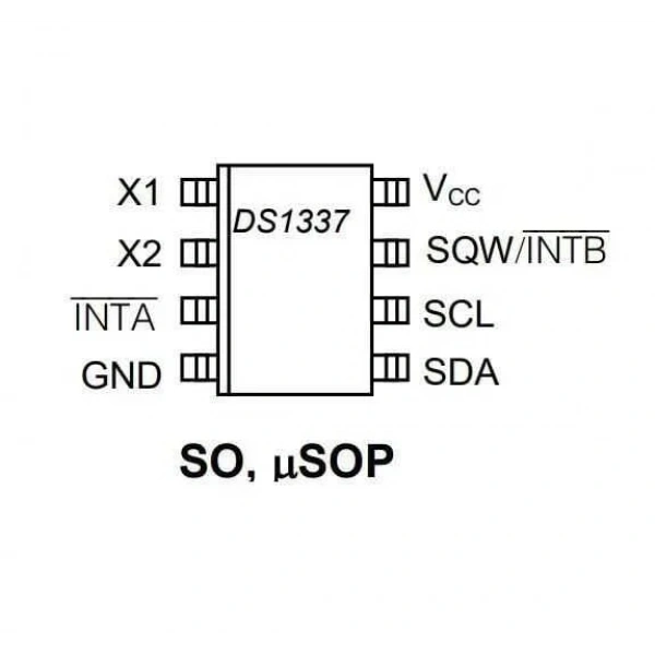 DS1337 SOIC-8 SMD RTC Gerçek Zaman Entegresi