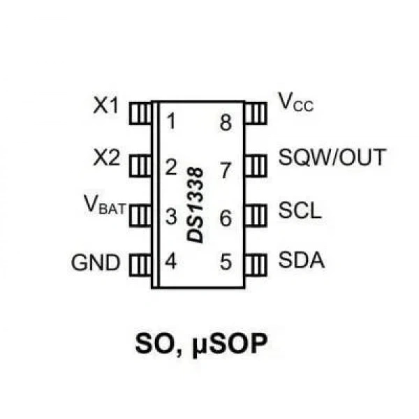 DS1338Z-33+ SOIC-8 SMD RTC Gerçek Zaman Entegresi