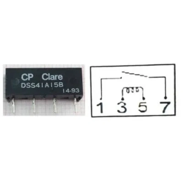 DSS41A15B Reed Röle Tek Kontak N/O 15VDC 0.5A