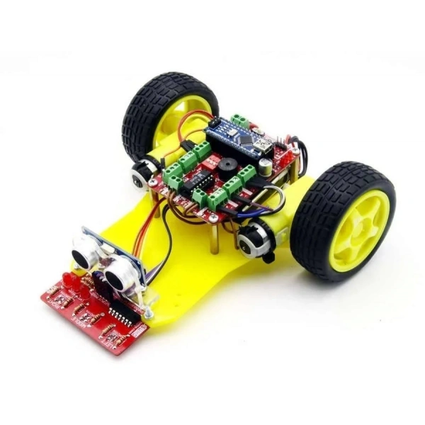 DuoBot Çizgi İzleyen ve Engelden Kaçan Robot - Demonte