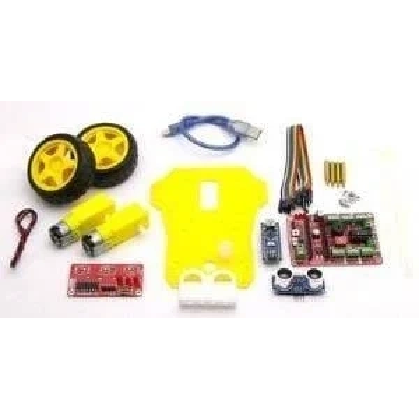 DuoBot Çizgi İzleyen ve Engelden Kaçan Robot - Demonte