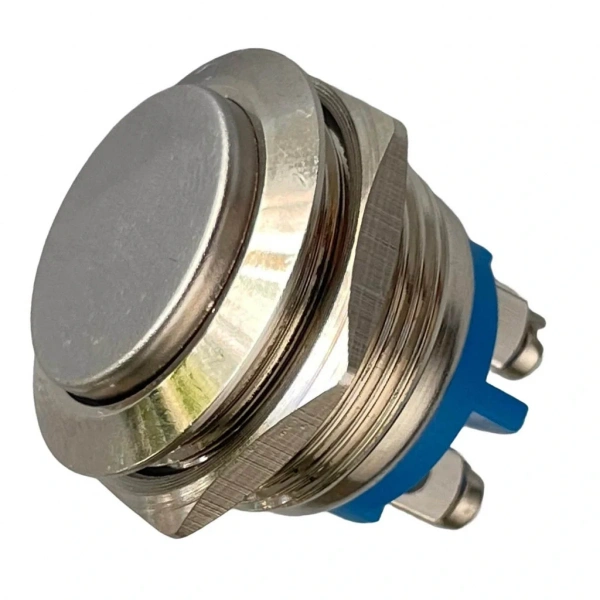 E97 19mm Metal Buton Yaylı Çıkık Kafa 1NO