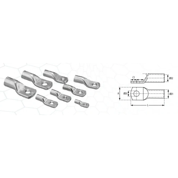 Ekonomik Kablo Pabucu SKP-E 300mm² M16 (20 Adet)