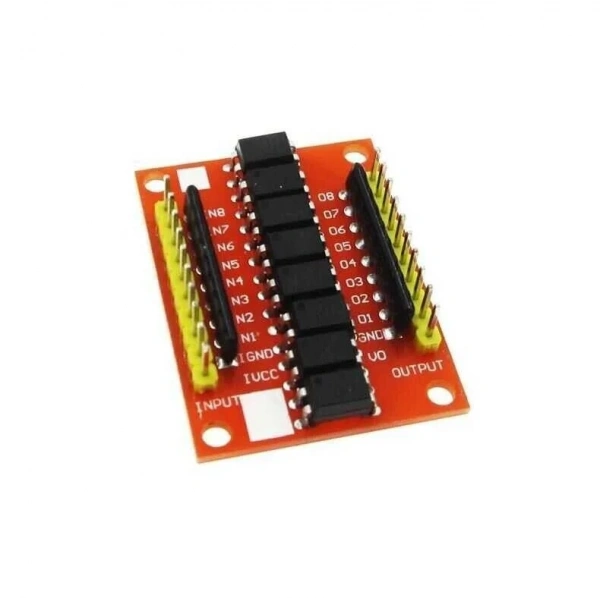 EL817 12-24V 8 Kanal Optokuplör İzolasyon Modülü - Low Level Trigger