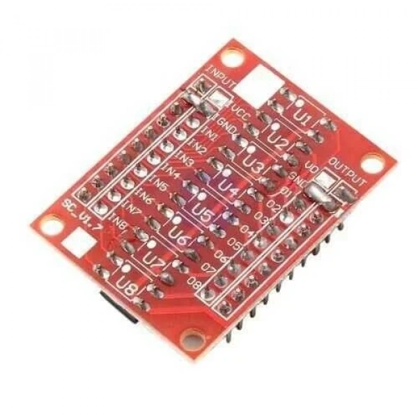 EL817 3-5V 8 Kanal Optokuplör İzolasyon Modülü - High Level Trigger