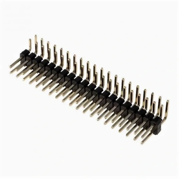Erkek Pin Header 2X20 Pin Male 2.54mm 90° Çift Sıra