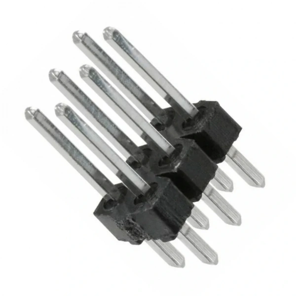 Erkek Pin Header 2x3 Pin (6Pin) 12 mm 2.54mm 2x3 180° İki Sıra