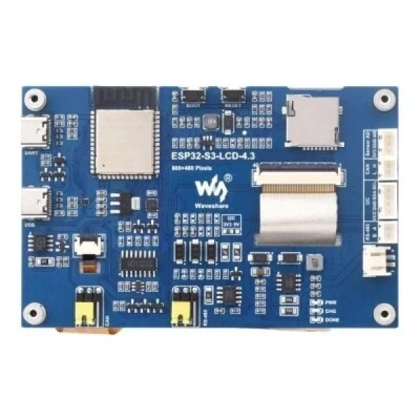 ESP32-S3 4.3 Inch 800x480 Kapasitif Dokunmatik Ekran Geliştirme Kartı
