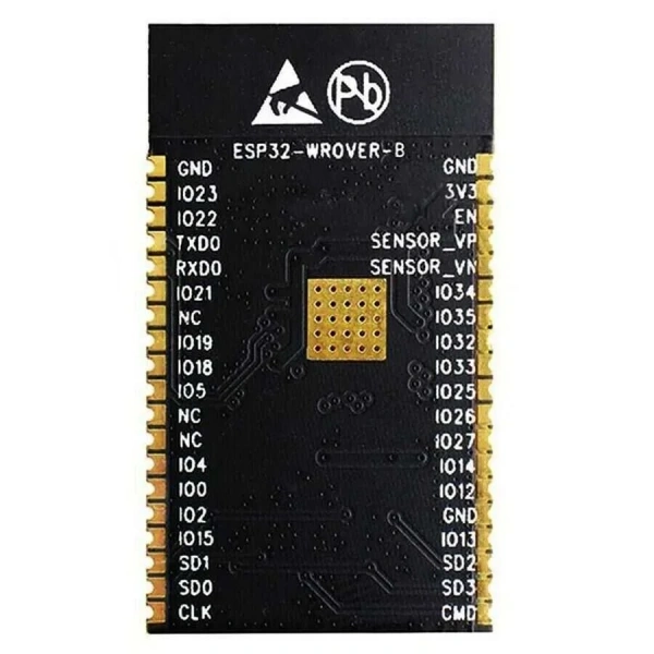 ESP32-WROVER-B 8M 64Mbit Wi-Fi Bluetooth Modülü