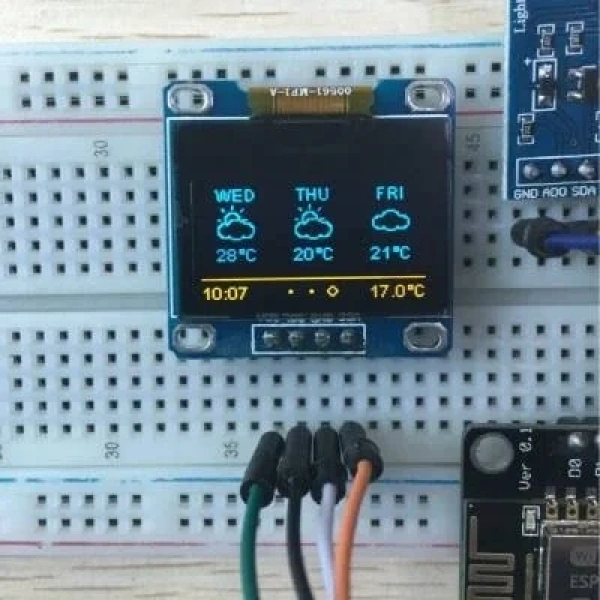 ESP8266 Hava Durumu Ölçüm Seti - Demonte Sıcaklık Nem ve Basınç Ölçer