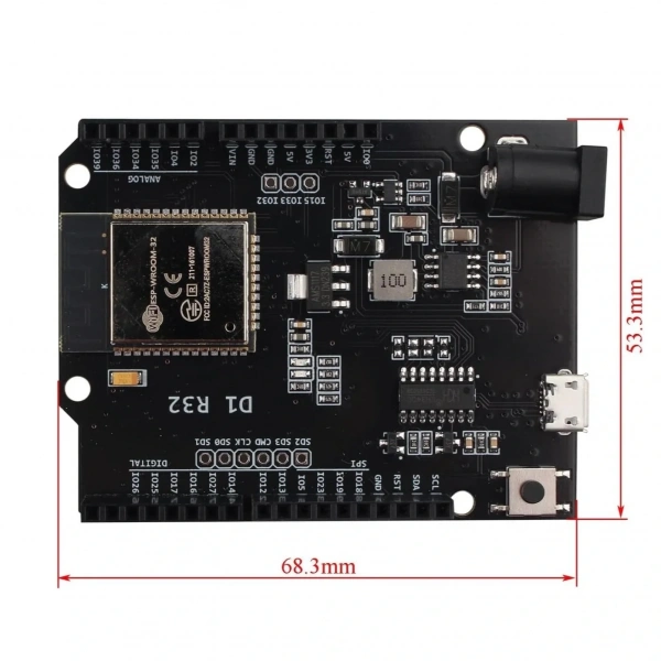 ESPDuino-32 ESP32 WiFi ve Bletooth Geliştirme Kartı