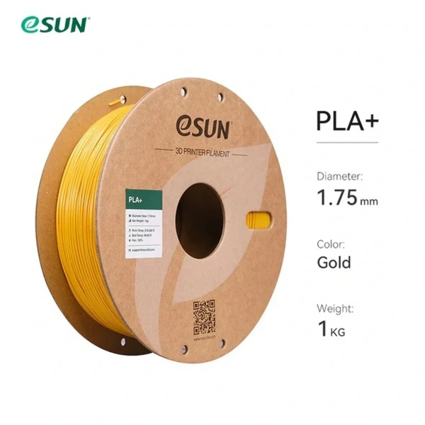 eSUN Gold Pla+ Filament 1.75mm 1 KG