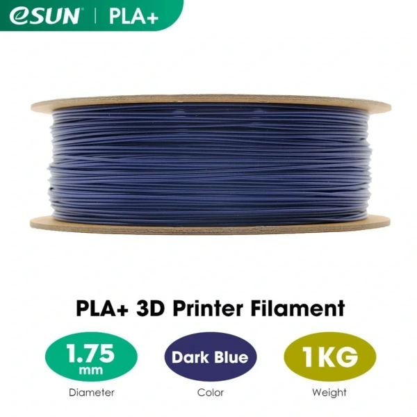 eSUN Koyu Mavi Pla+ Filament 1.75mm 1 KG
