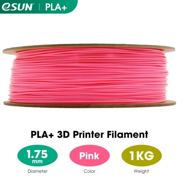 eSUN Pembe Pla+ Filament 1.75mm 1 KG