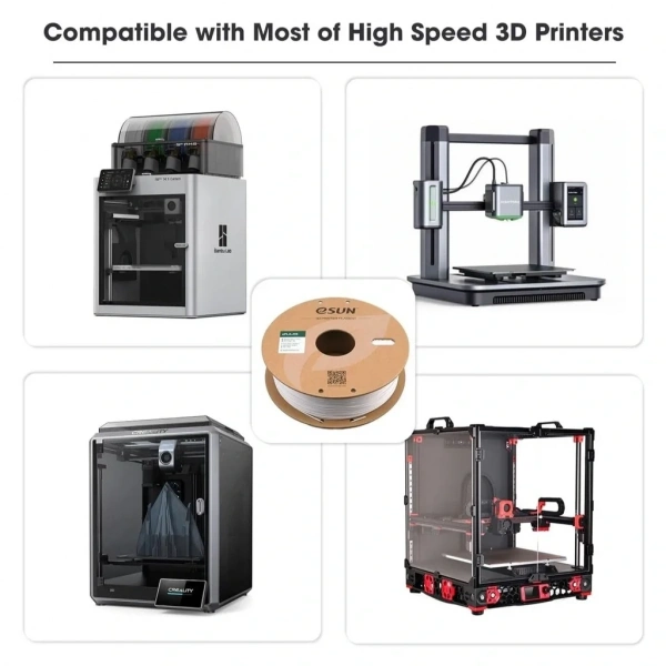 eSUN Pla-Hs Hyper Speed Yüksek Hızlı Pla Filament Beyaz
