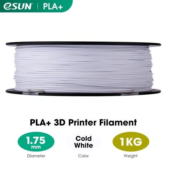 eSUN Soğuk Beyaz Pla+ Filament 1.75mm 1 KG
