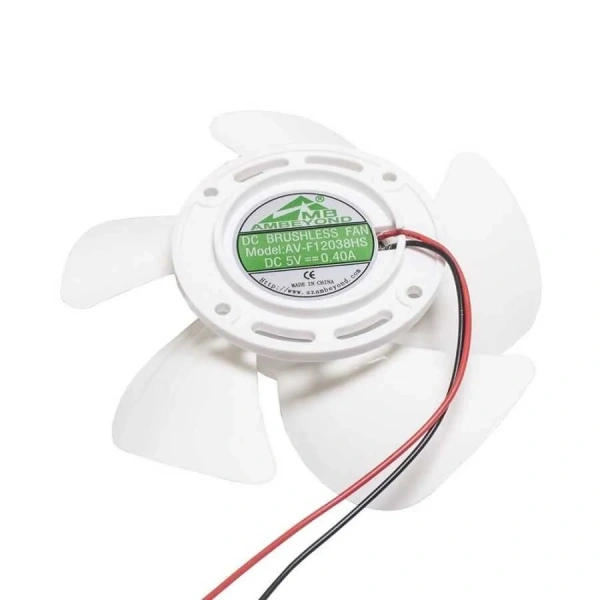 F12038HS 5V 0.4A Fan - 2 Kablolu