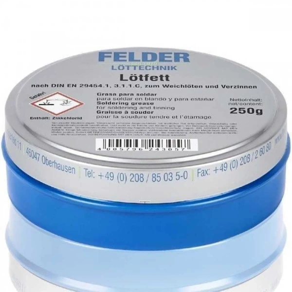 Felder Lötfett Lehim Pastası 250gr
