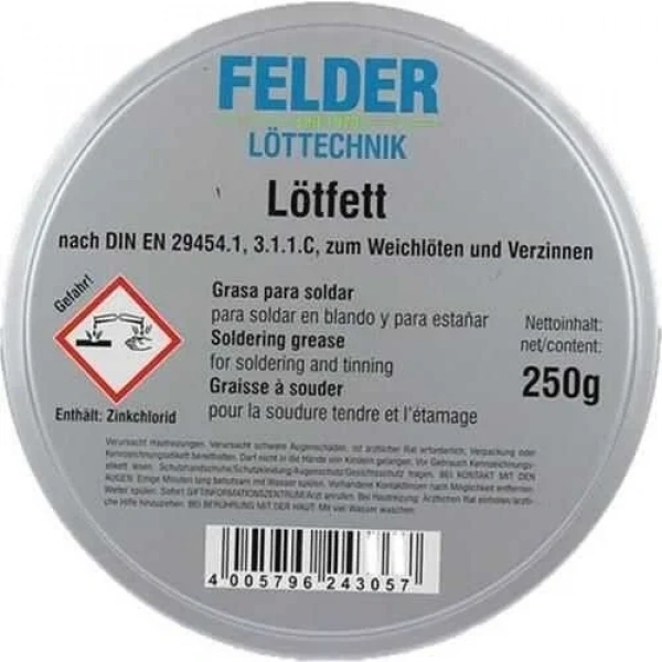 Felder Lötfett Lehim Pastası 250gr