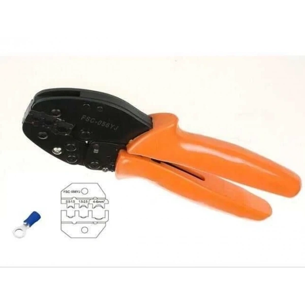 FSC-056YJ - Izoleli Terminal Sıkma Pensesi 1.5,2.5,4-6 mm2