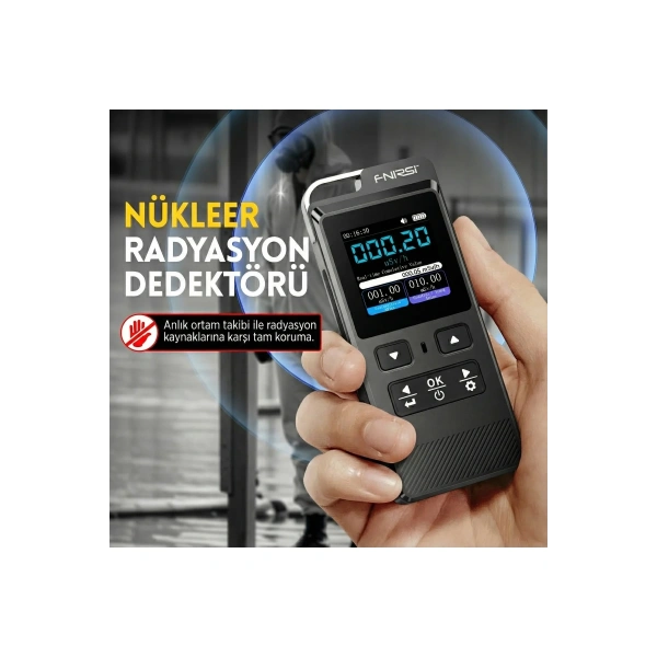 GC-02 Geiger Sayacı Nükleer Radyasyon Test Cihazı