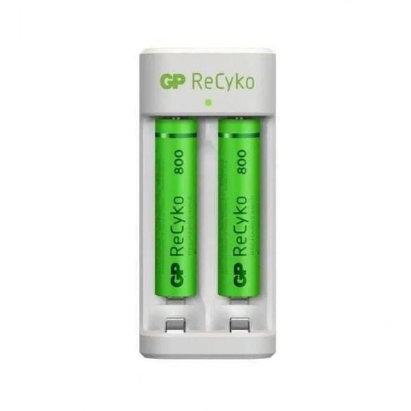 GP 2li 800mAh AAA Şarj Edilebilir Pil + USB Şarj Cihazı