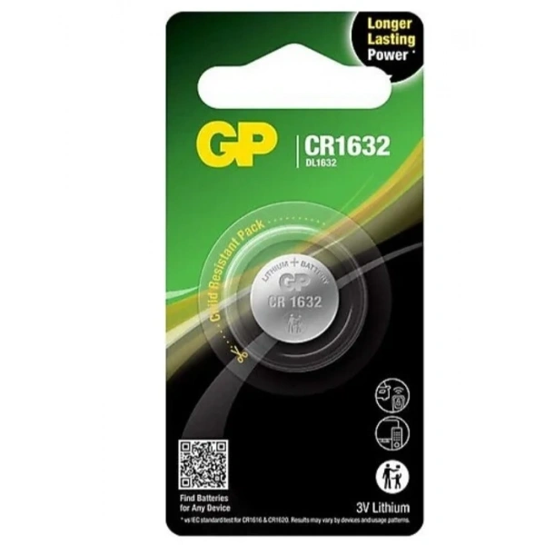GP CR1632 3V Lityum Pil Tekli Paket