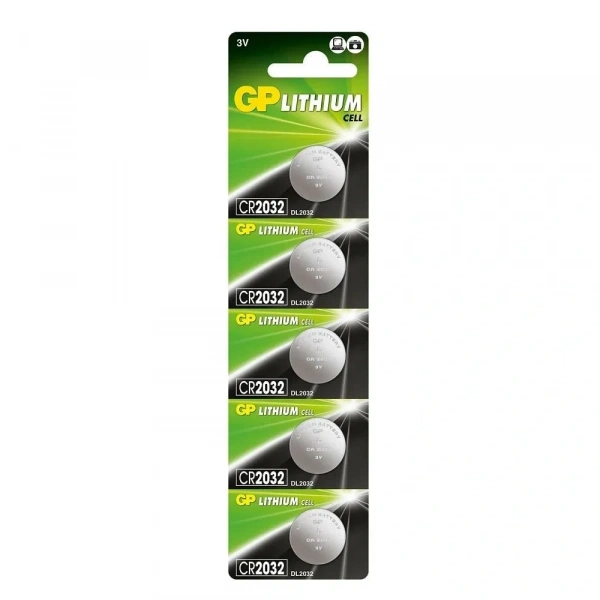 GP CR2032 3V Lityum Pil 5li Paket