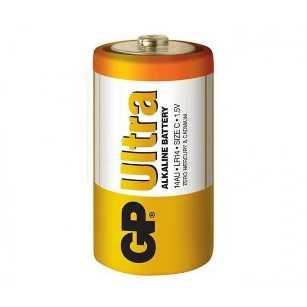 GP Ultra 2li LR14 C Size Alkalin Pil - GP14AU