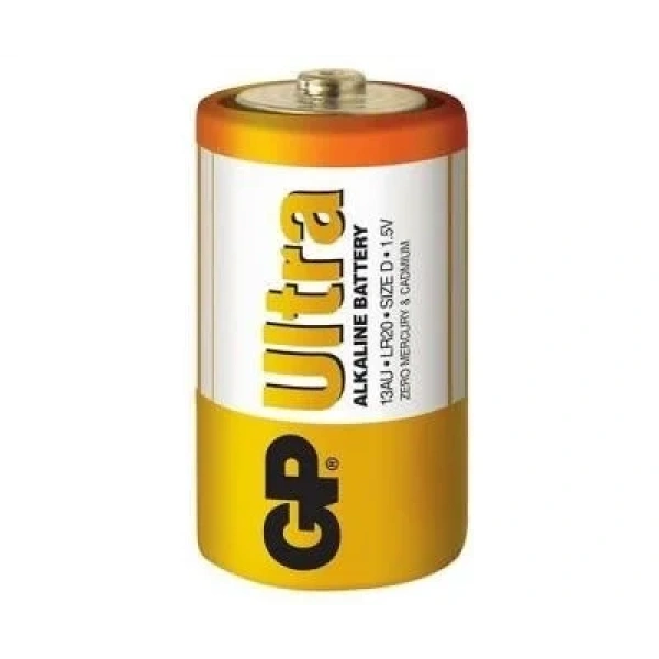 GP Ultra 2li LR20 D Size Alkalin Pil - GP13AU