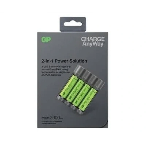 GP X411 4x2600mAh USB Şarj Cihazı ve Powerbank