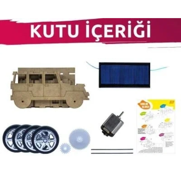Güneş Enerjili Jeep Solar Eğitim Kiti