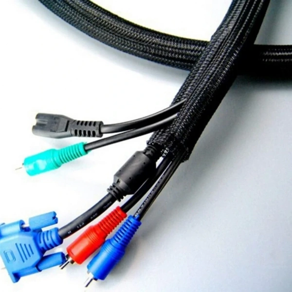 Gwest 3mm Siyah Kablo Çorabı 1 Metre