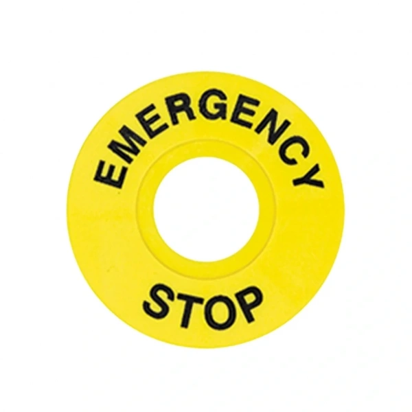 Gwest FD/60 60mm Acil Stop Etiketi