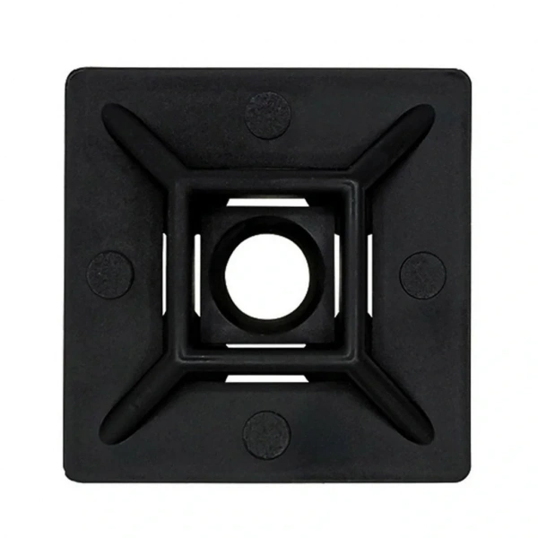 Gwest HW-3AB 19x19mm Yapışkanlı Kroşe Siyah 100 Adet