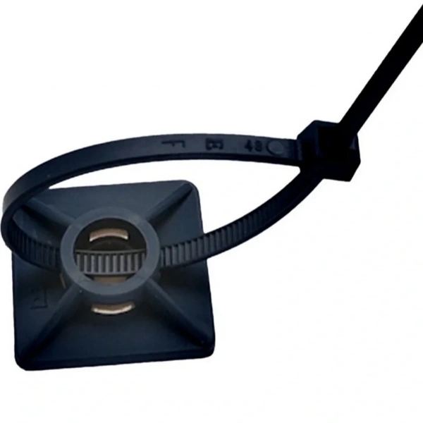 Gwest HW-4AB 28x28mm Yapışkan Kroşe Siyah 100 Adet